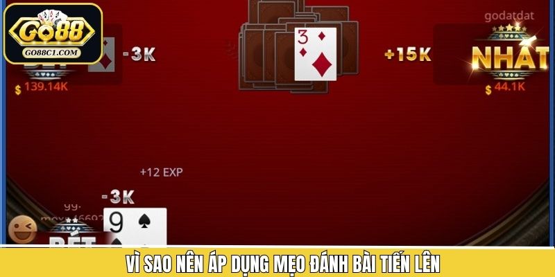 Lợi ích nhận được khi áp dụng các chiến lược đánh bài