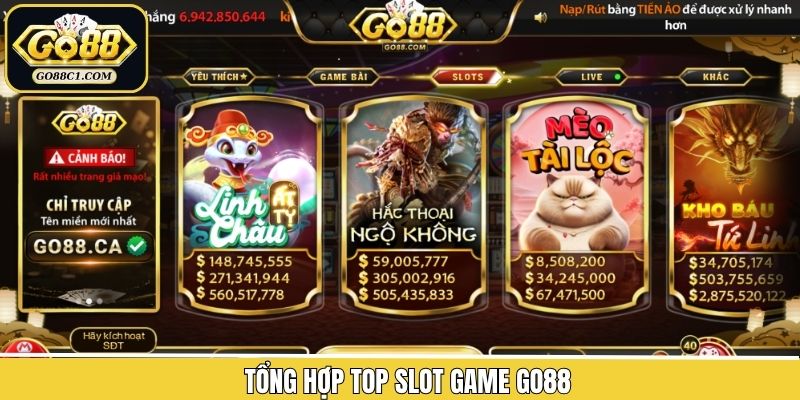 Bật mí top slot game Go88 hấp dẫn nhất dành cho hội viên